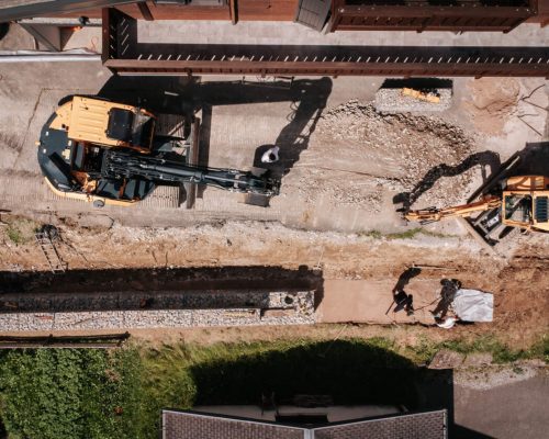 Travaux de terrassement